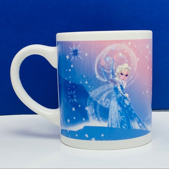 Frozen Disney Elsa Anna coffee mug cup let it go
